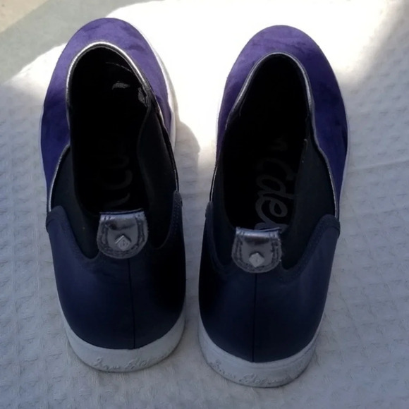 Sam Edelman Navy high top booties 9 5 New - Picture 3 of 10